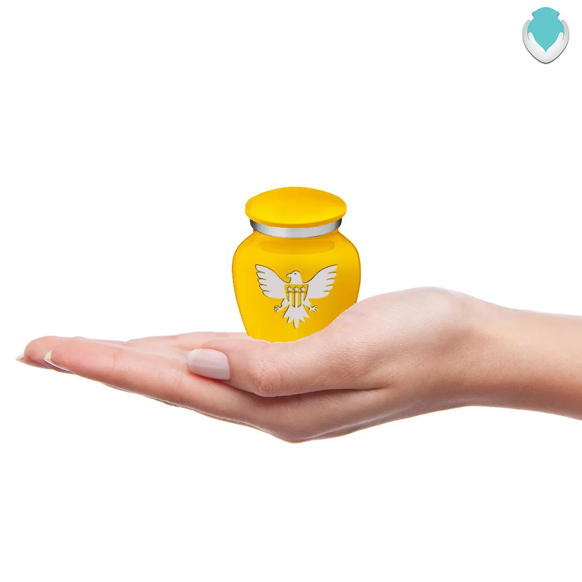Keepsake Embrace Yellow American Glory Cremation Urn