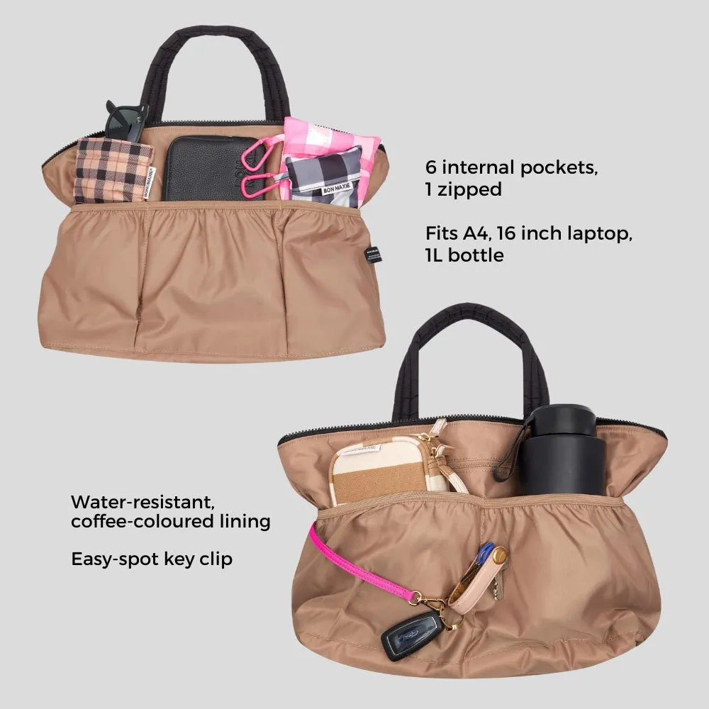 Large Puffy Pillow Crossbody Bag -- Leopard