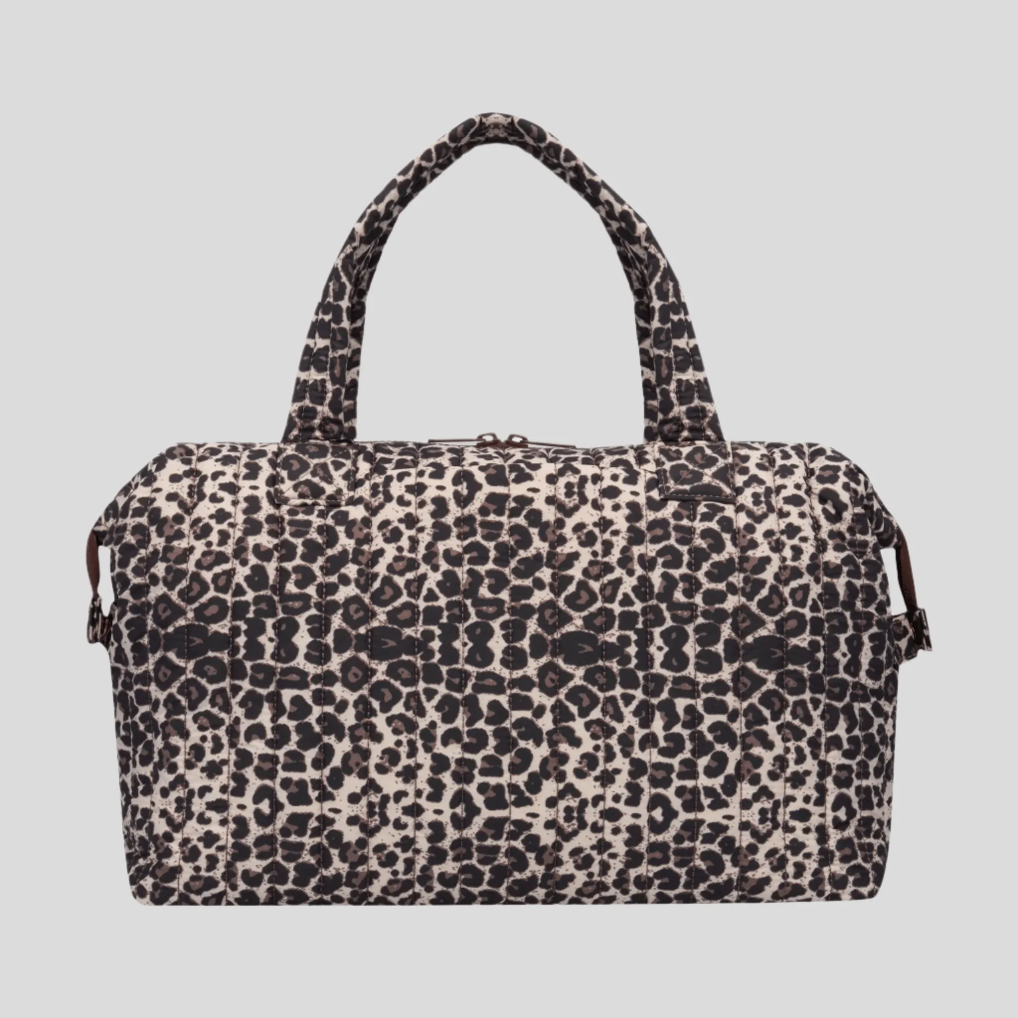 Large Puffy Pillow Crossbody Bag -- Leopard