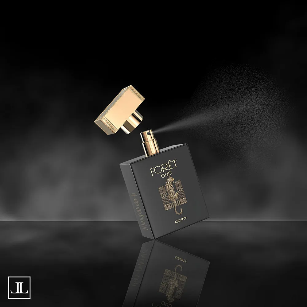 Liberty Luxury Foret Oud Perfume for Men, Eau De Parfum (EDP) Spray, 100ml/3.4 Oz, Long Lasting Smell