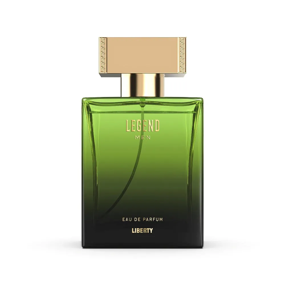 Liberty Luxury Legend Perfume for Men (100ml/3.4Oz), Eau De Parfum (EDP), Crafted in France, Long Lasting Smell, Oriental & Woody notes.