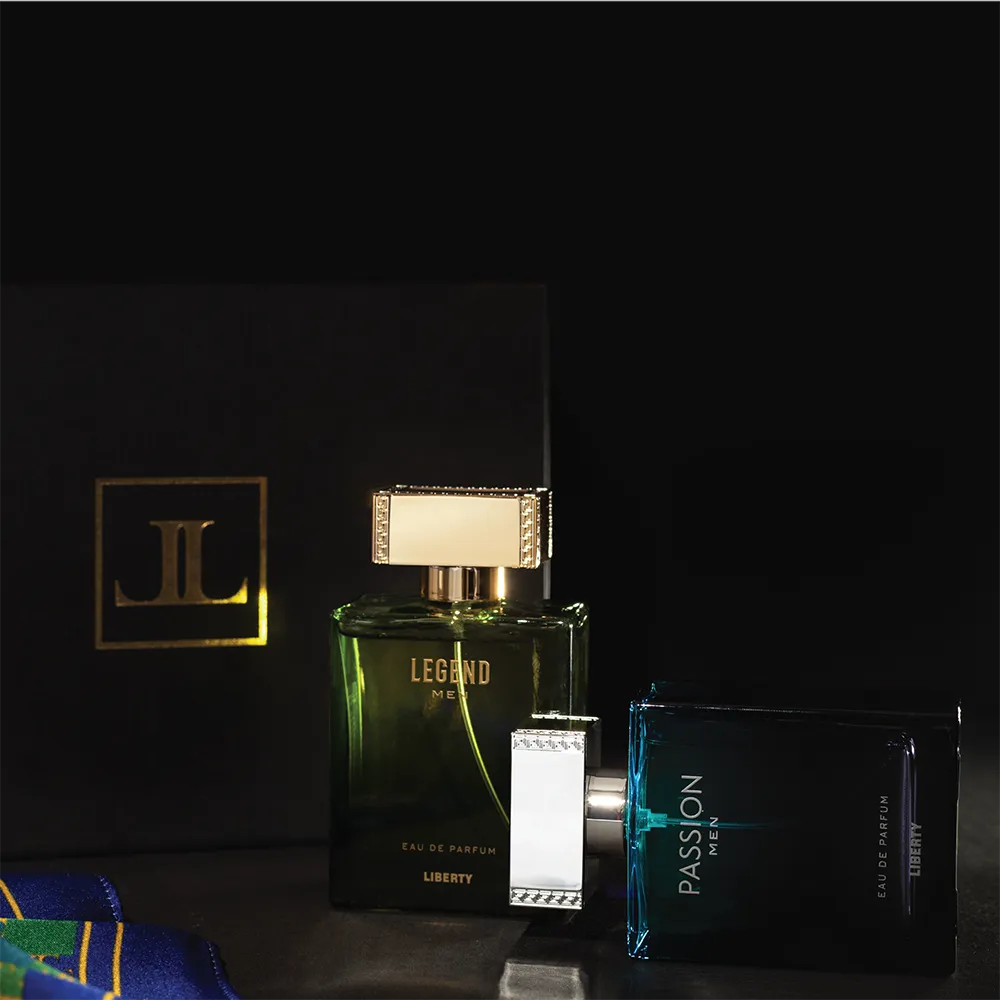 Liberty Luxury Men's Gift Set - Legend and Passion (100ml/3.4Oz each) Eau De Parfum (EDP), Crafted in France, Long Lasting Smell.
