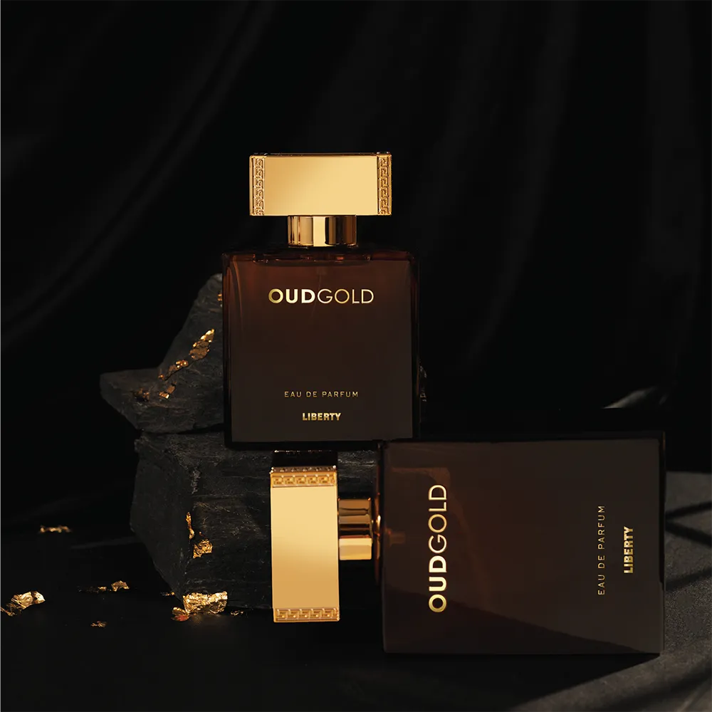 Liberty Luxury OudGold Perfume for Men and Women (50ml/1.7Oz), Eau De Parfum (EDP), Crafted in France, Long Lasting Smell, Woody notes.