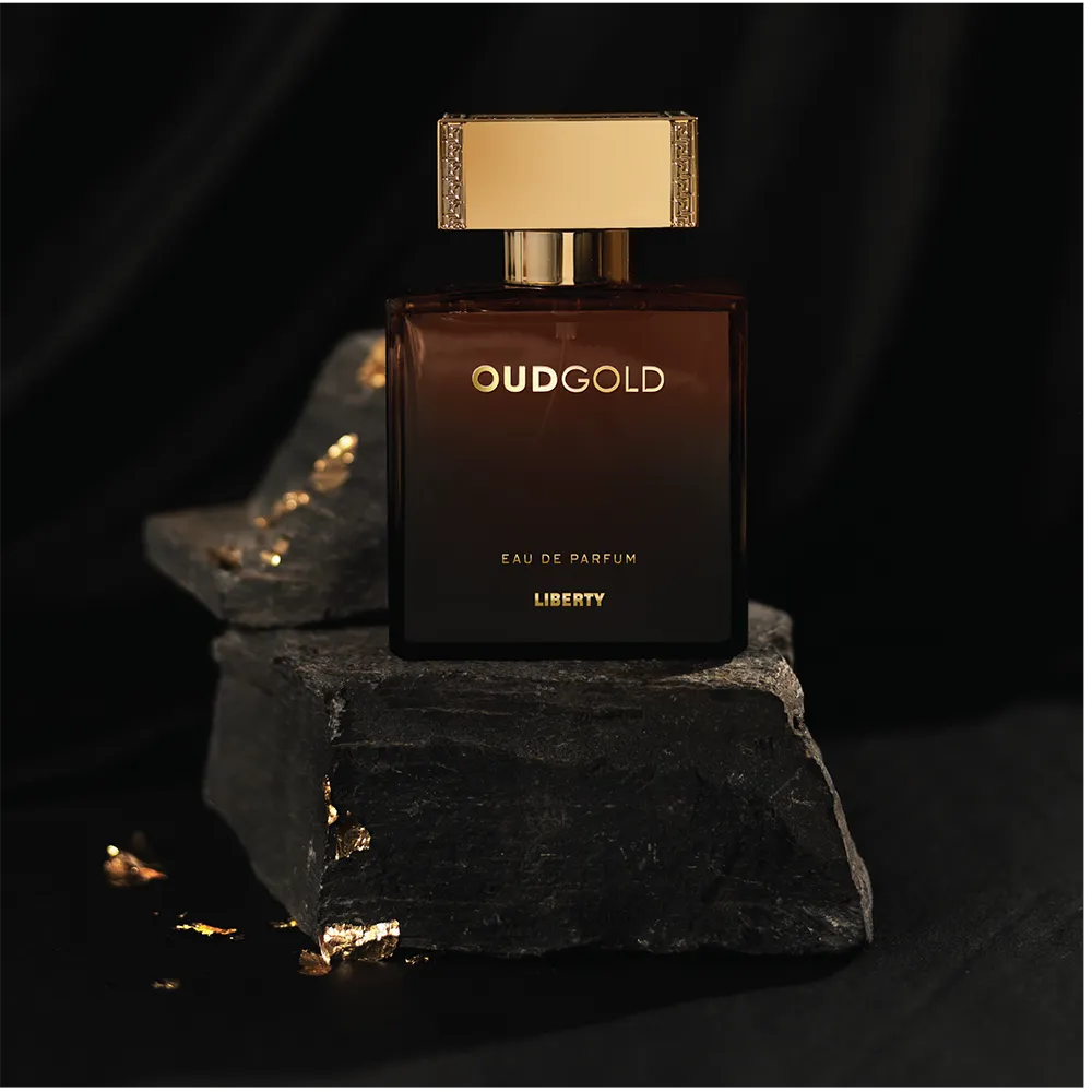 Liberty Luxury OudGold Perfume for Men and Women (50ml/1.7Oz), Eau De Parfum (EDP), Crafted in France, Long Lasting Smell, Woody notes.
