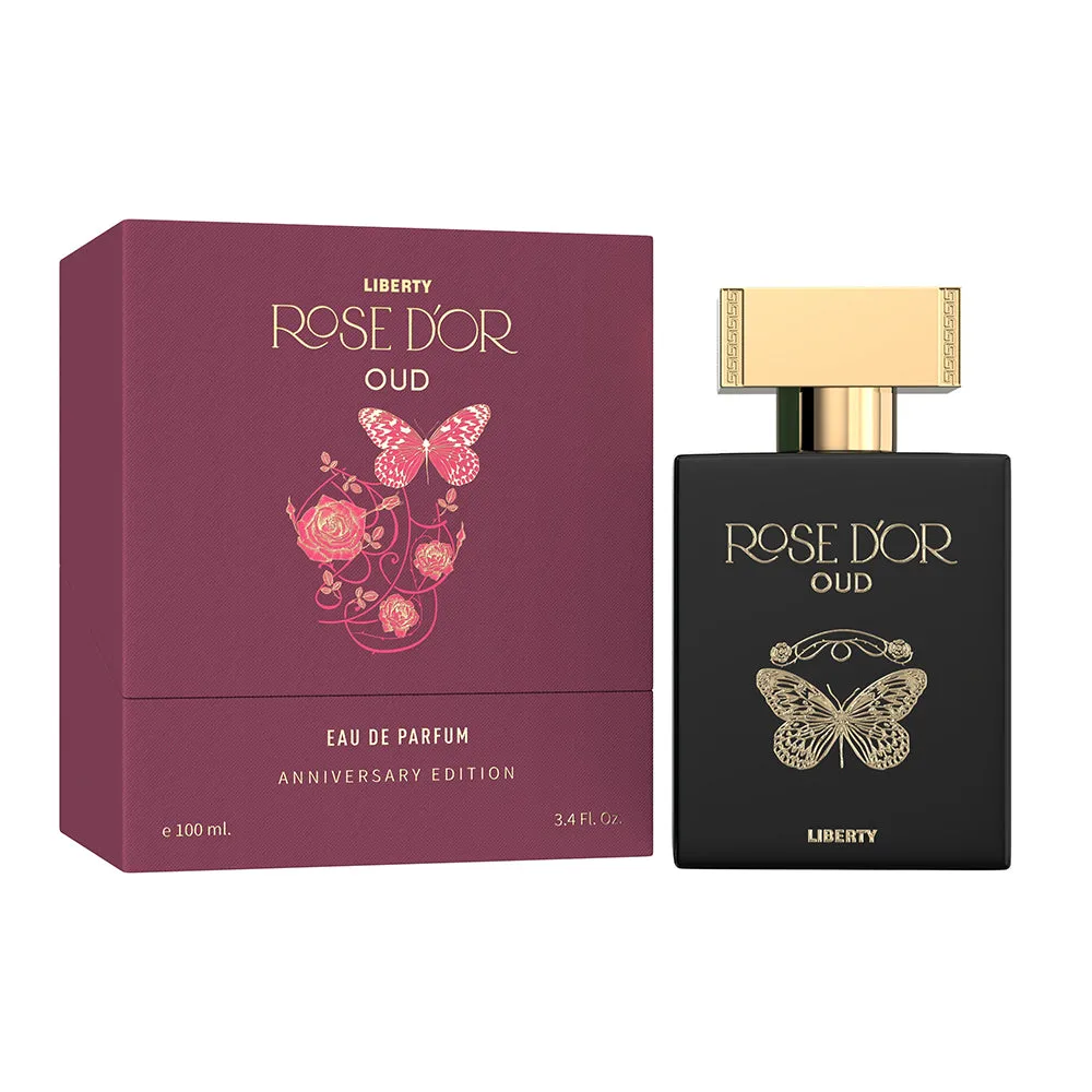 Liberty Luxury Rose Dyor Oud Perfume for Unisex, Eau De Parfum (EDP) Spray, 100ml/3.4 Oz, Long Lasting Smell