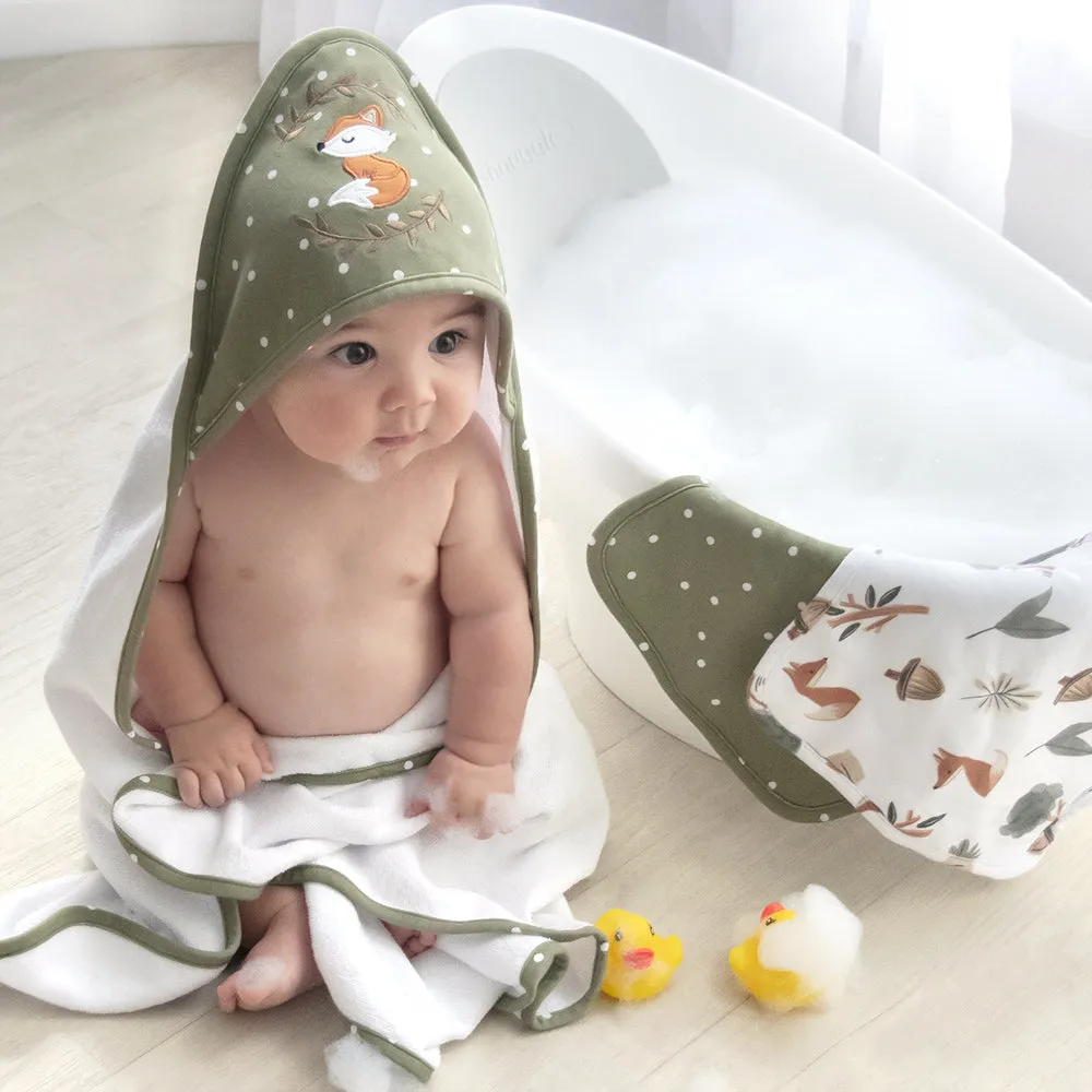 Living Textiles Forest Retreat Hooded Towel
