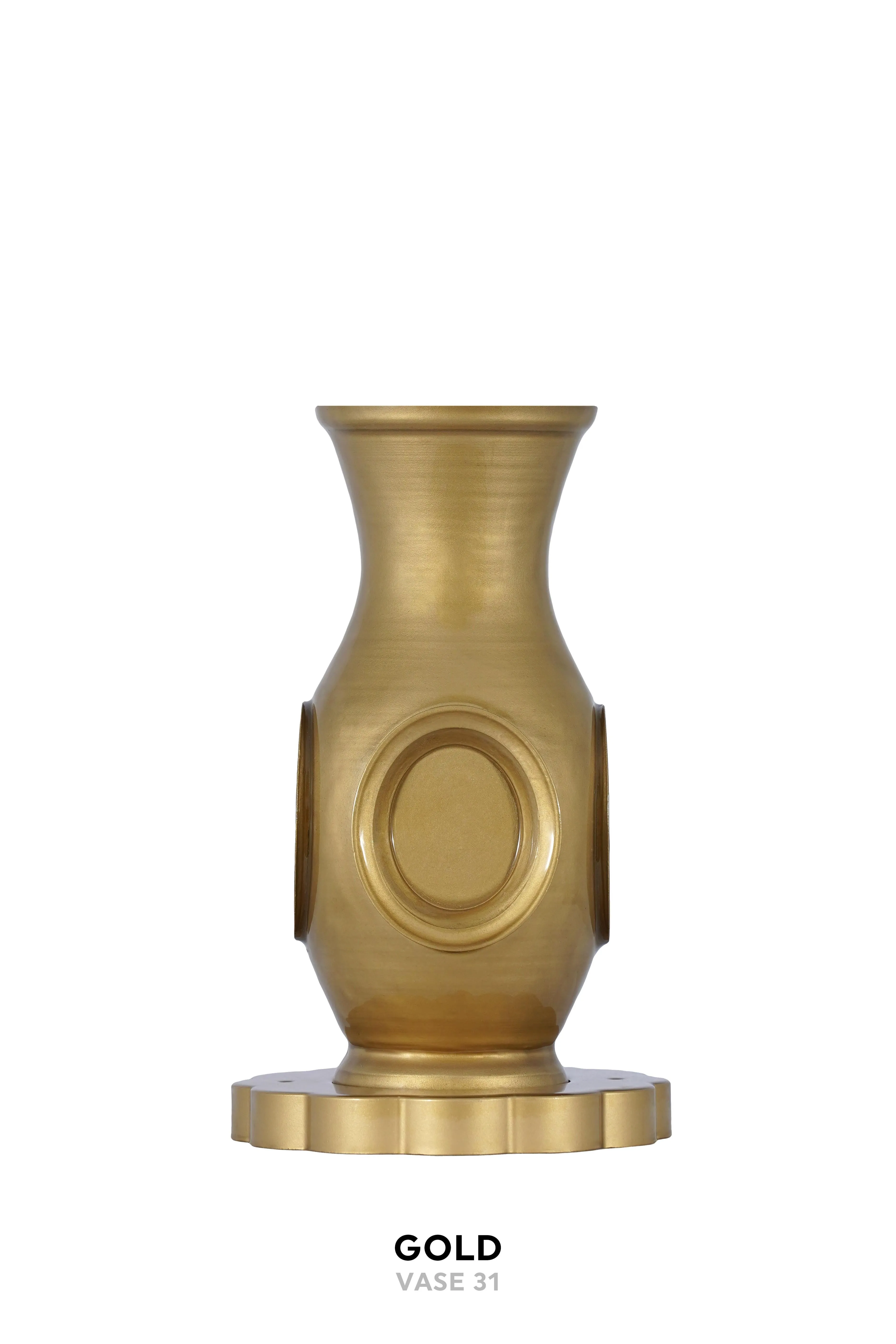 Luxurious Vase Flower Urn - Solid Colors