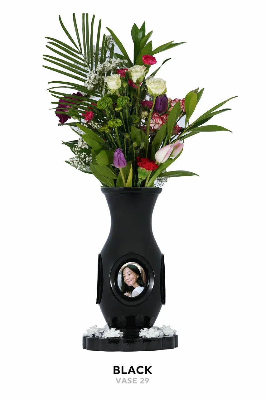 Luxurious Vase Flower Urn - Solid Colors