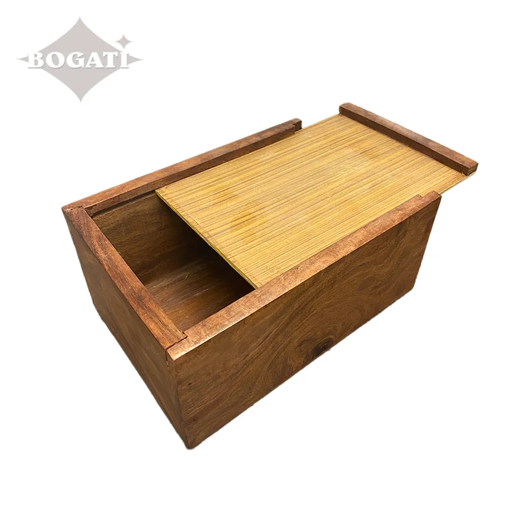 MEDIUM Rosewood Urn  -2705- Bevel Edge