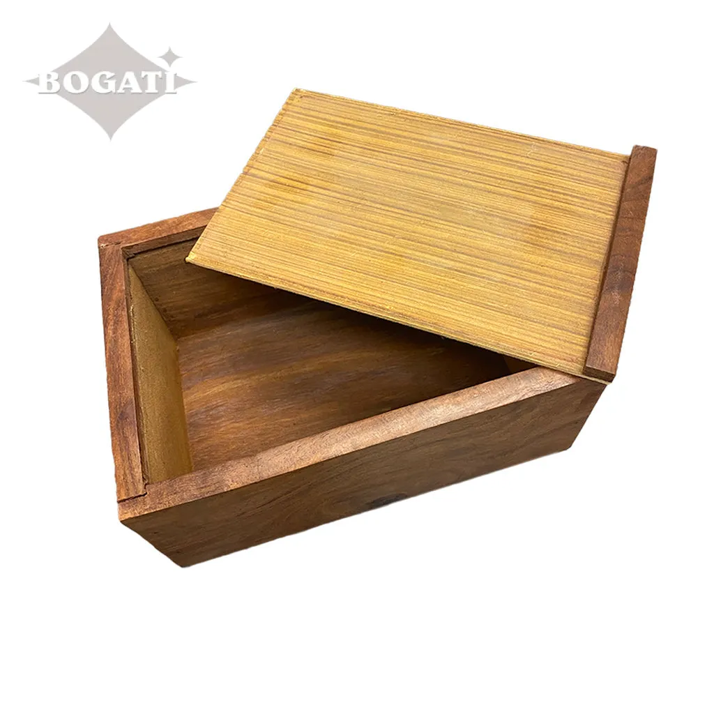 MEDIUM Rosewood Urn  -2705- Bevel Edge