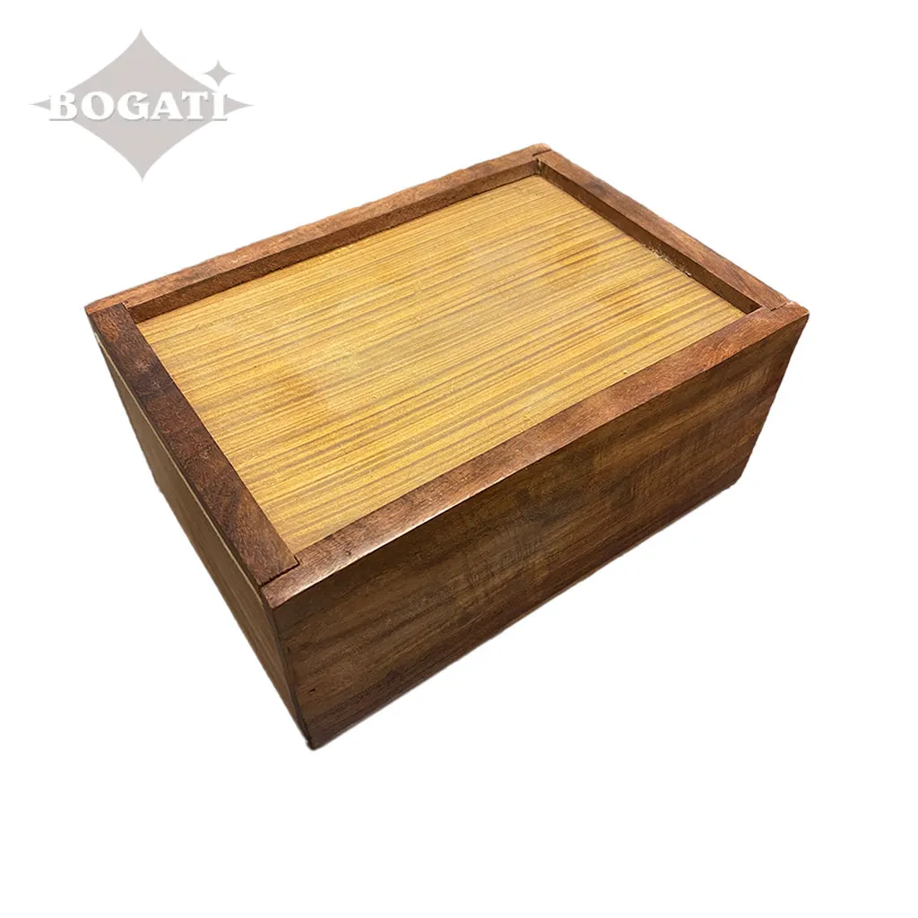 MEDIUM Rosewood Urn  -2705- Bevel Edge