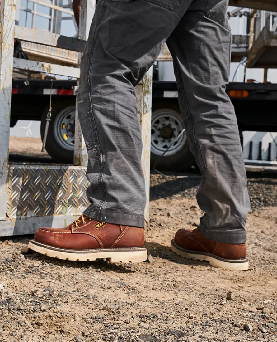 Men's Cincinnati 6" Waterproof 90° Heel Boot (Carbon Toe)  |  Belgian/Sandshell