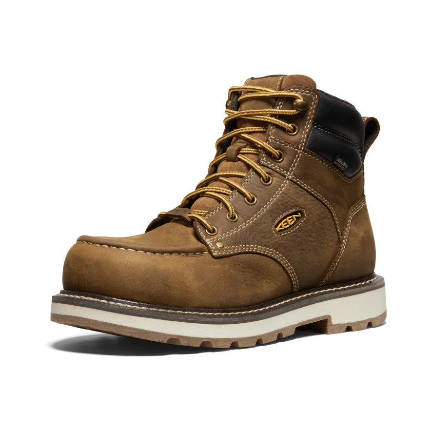 Men's Cincinnati 6" Waterproof 90° Heel Boot (Carbon Toe)  |  Belgian/Sandshell