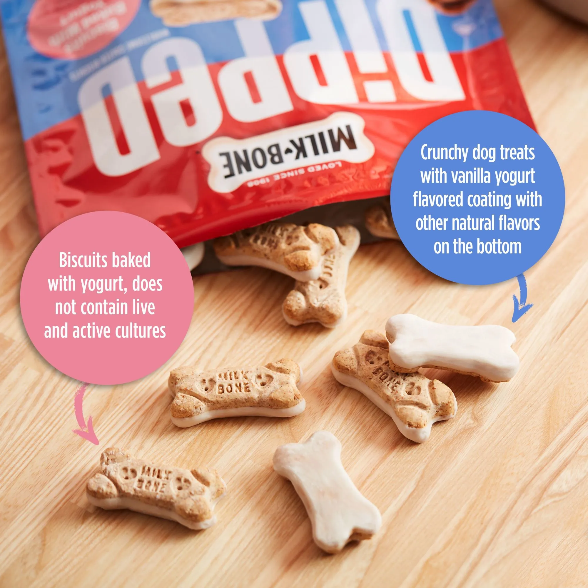 Milk-Bone Dipped Dog Biscuits Baked With Vanilla Yogurt, 12 oz