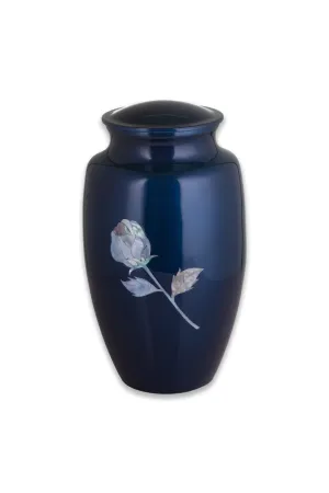 Mother of Pearl Rose in Blue