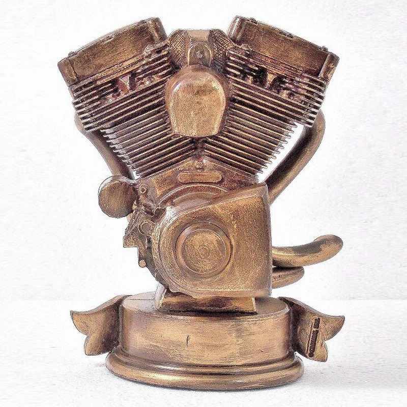 Motorcycle Engine Cremation Keepsake Urn
