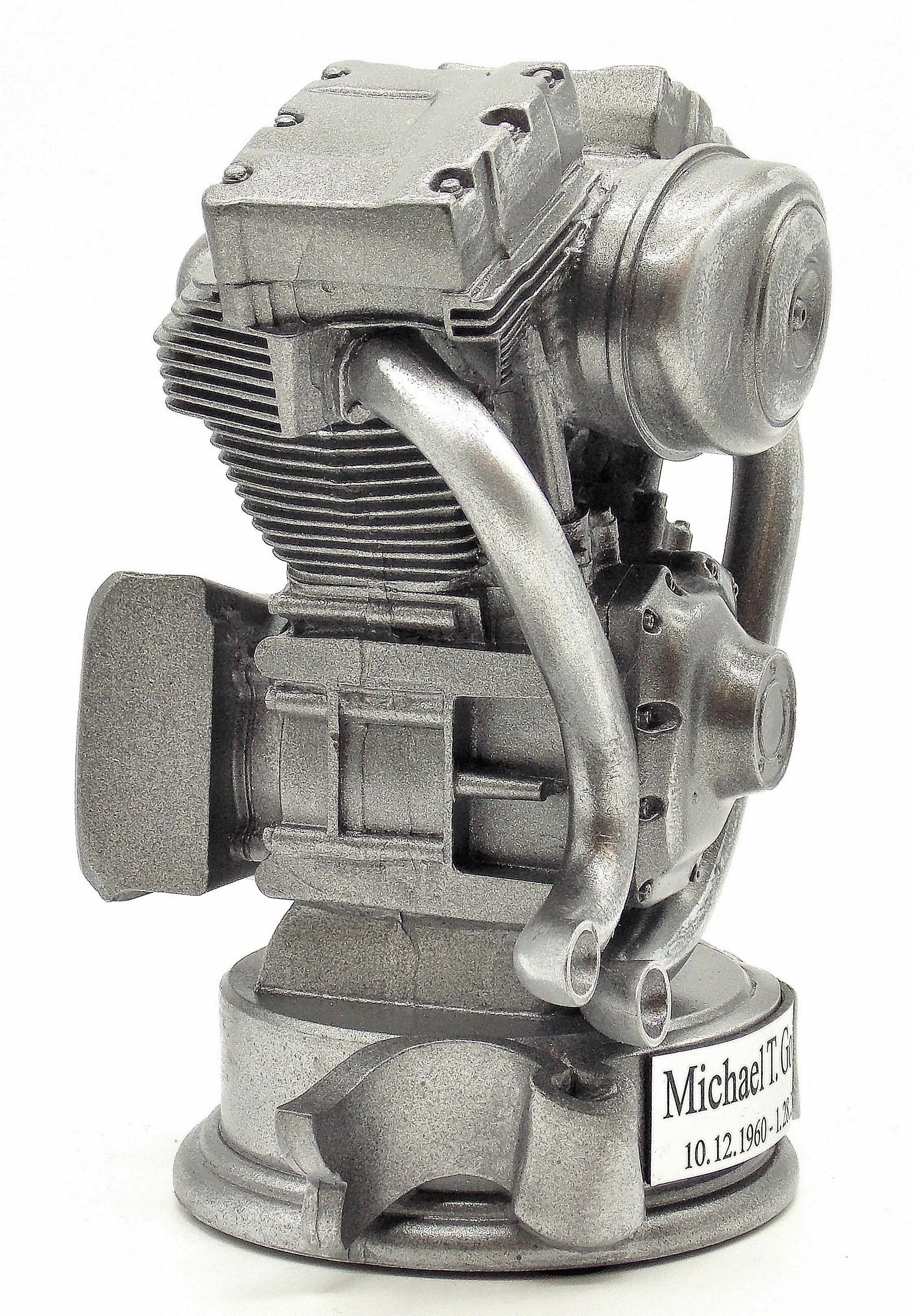 Motorcycle Engine Cremation Keepsake Urn