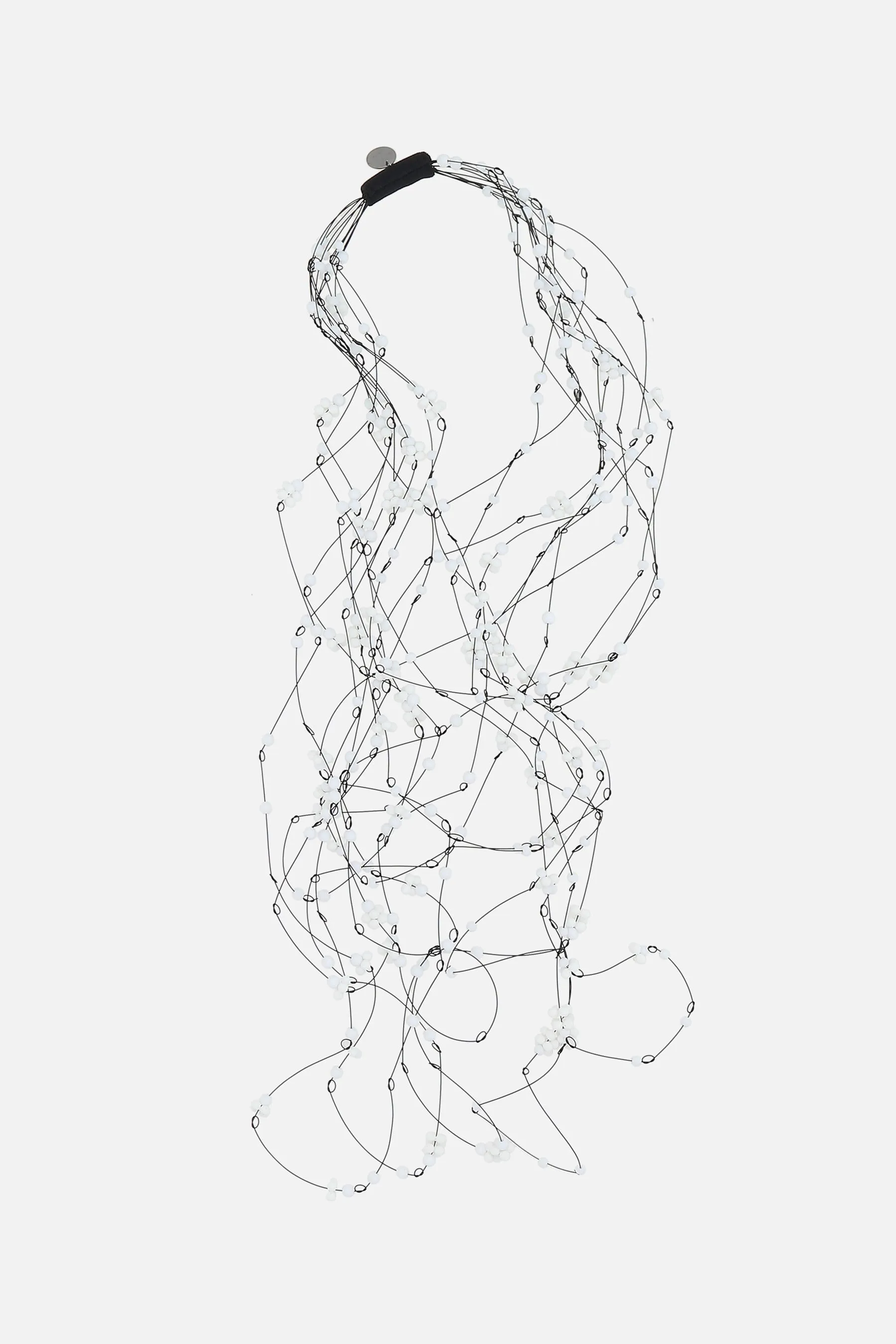 multi-wrap necklace with beads