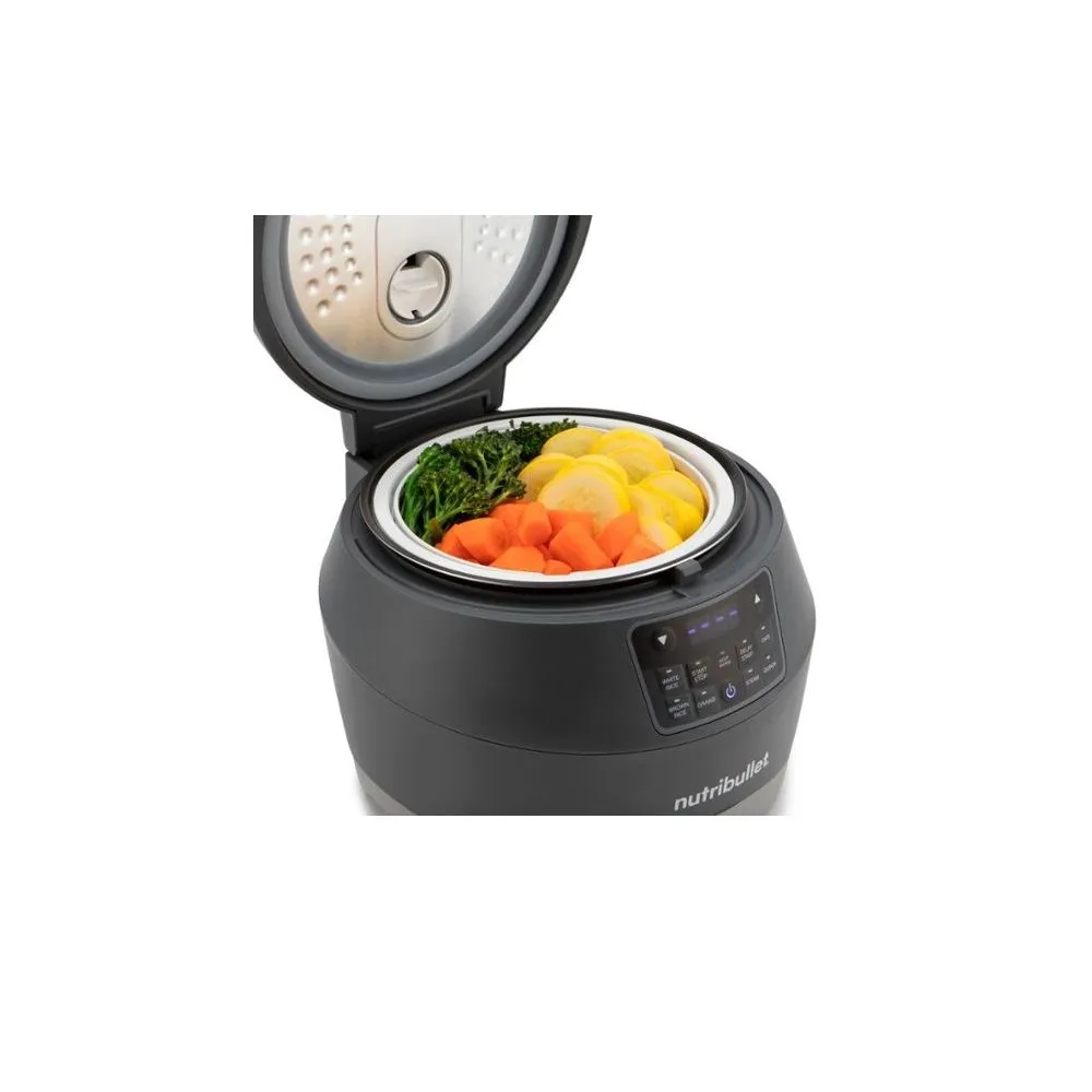 Nutribullet NBG50100 EveryGrain 10-cup Rice and Grain Cooker - Gray