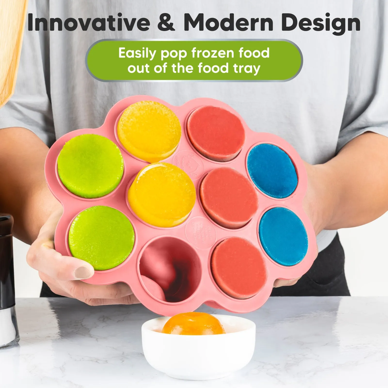 Prep Silicone Baby Food Tray (Blossom)