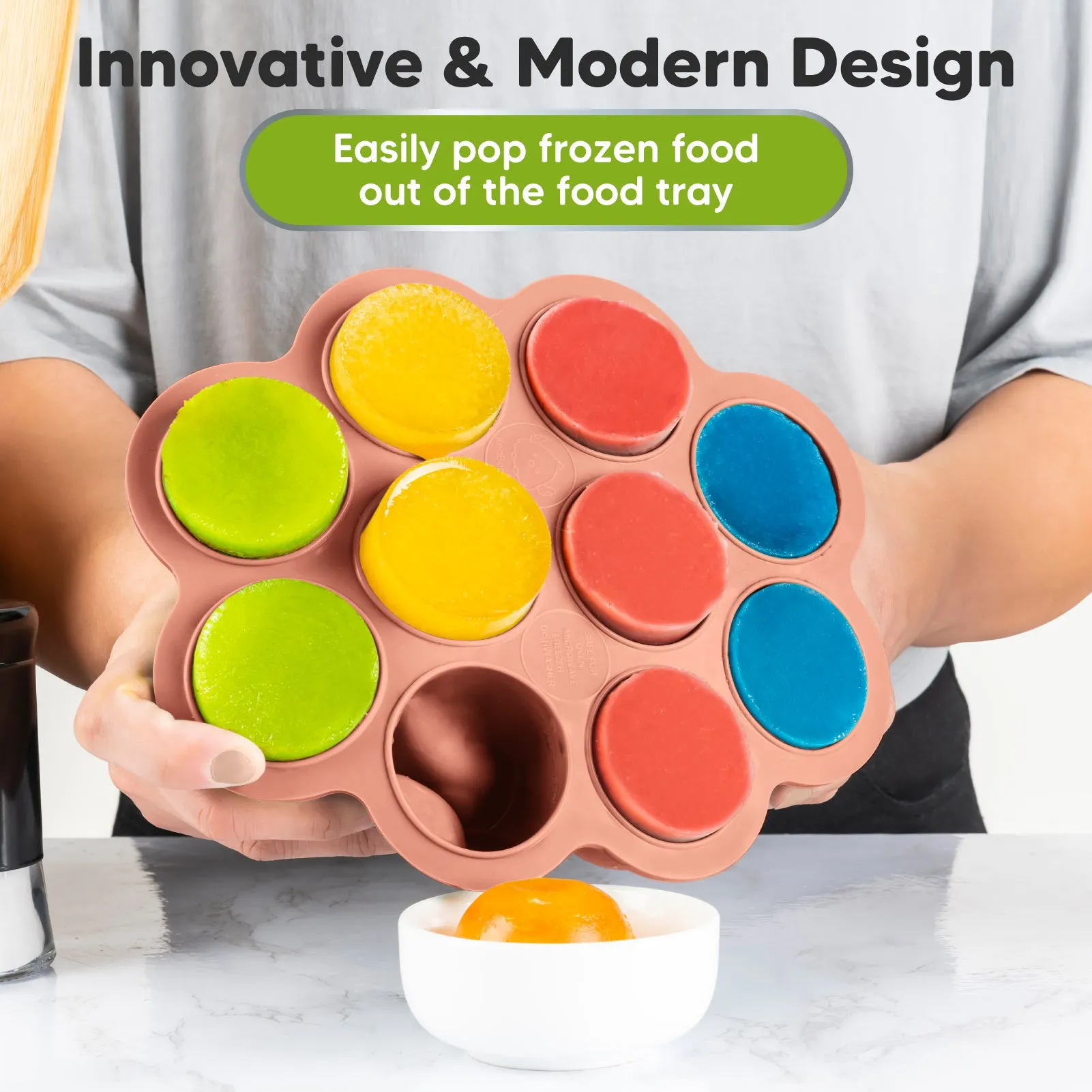 Prep Silicone Baby Food Tray (Roseate)