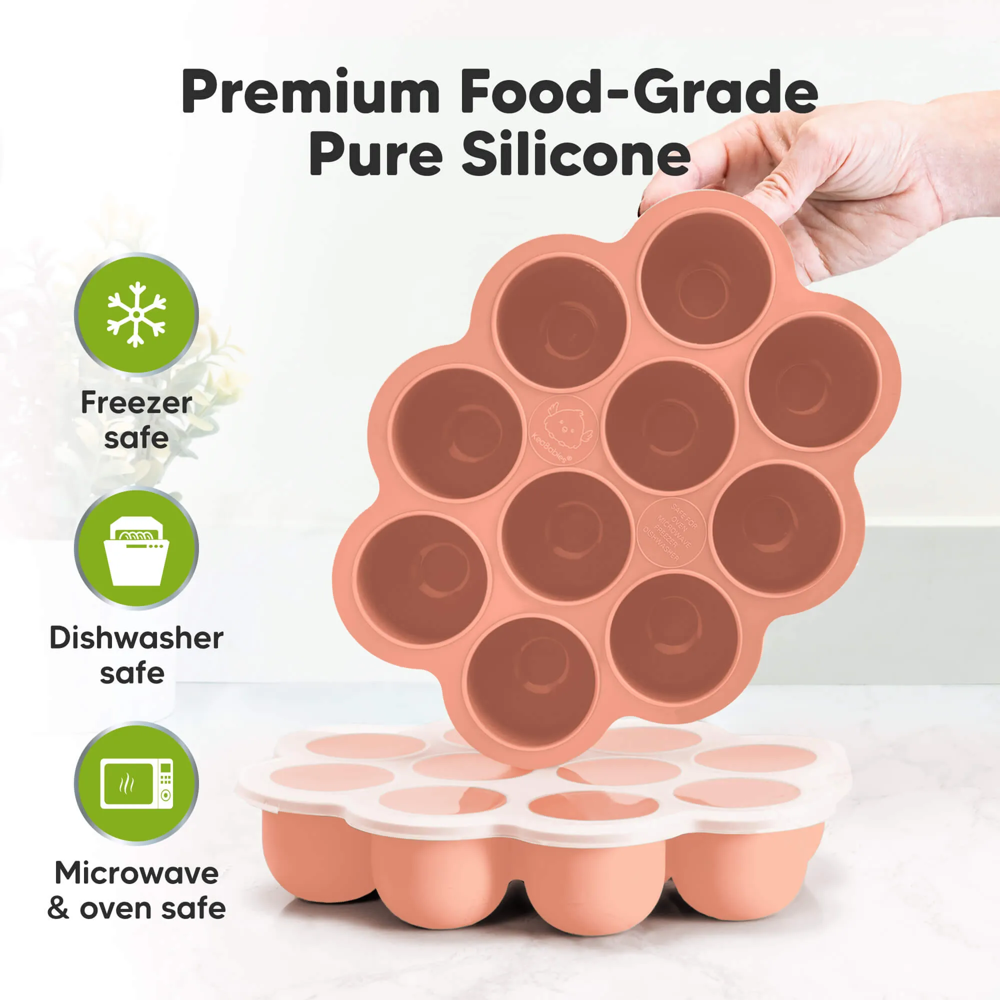 Prep Silicone Baby Food Tray (Roseate)
