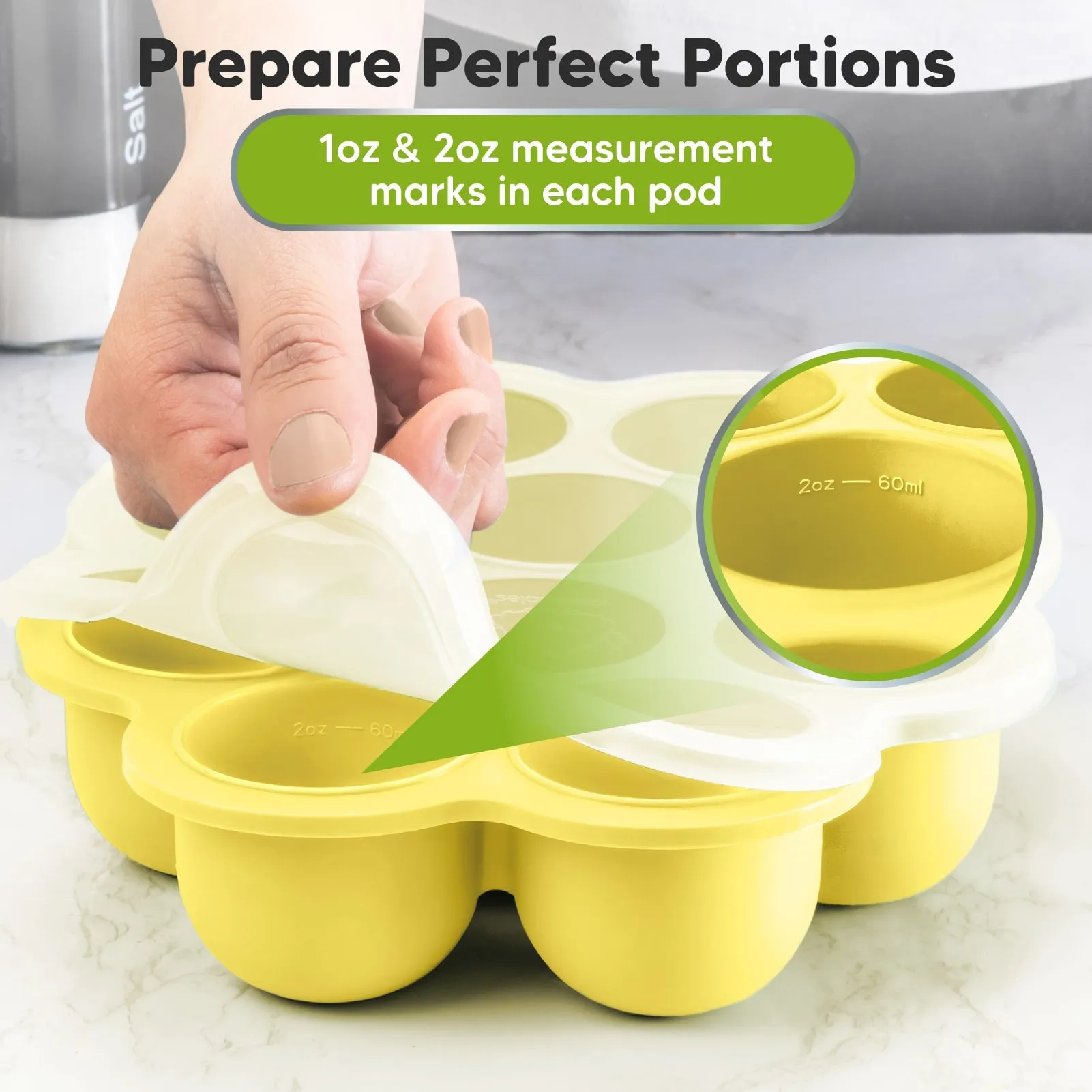 Prep Silicone Baby Food Tray (Sunshine)