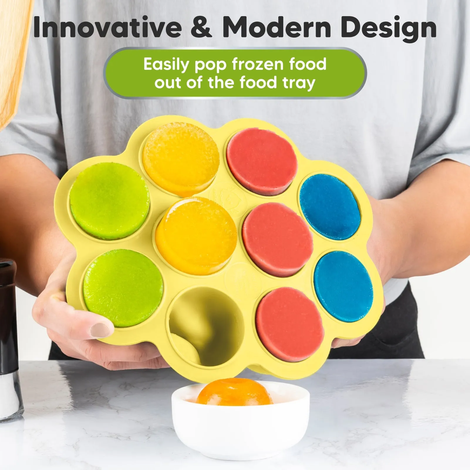 Prep Silicone Baby Food Tray (Sunshine)