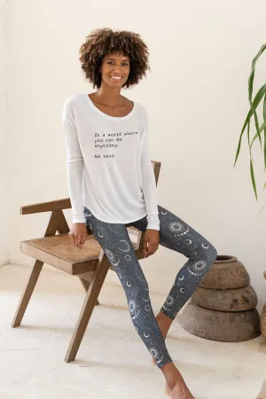 "Be Kind" Original Ribbed Long Sleeve Tee