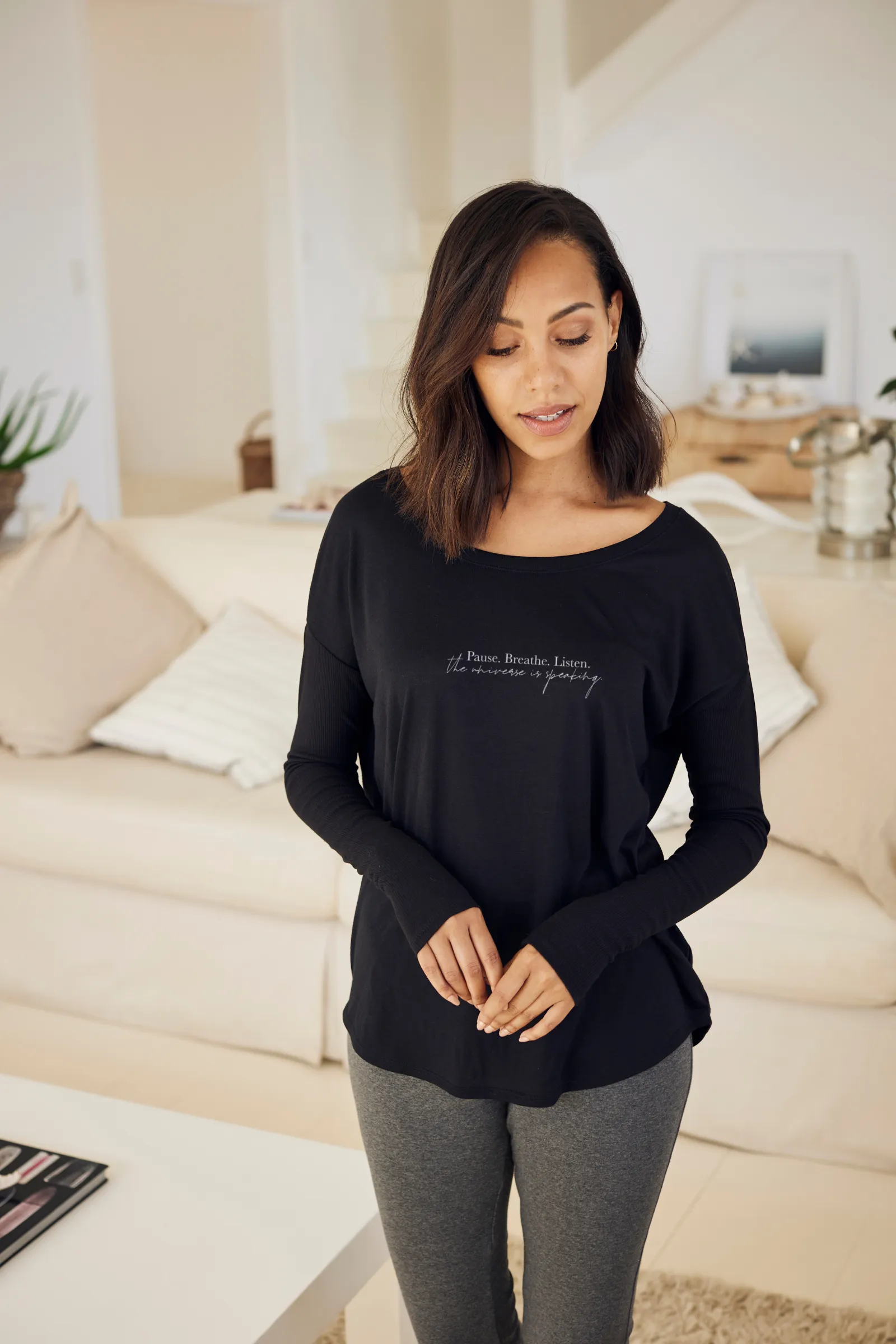 "The Universe" Original Ribbed Long Sleeve Tee
