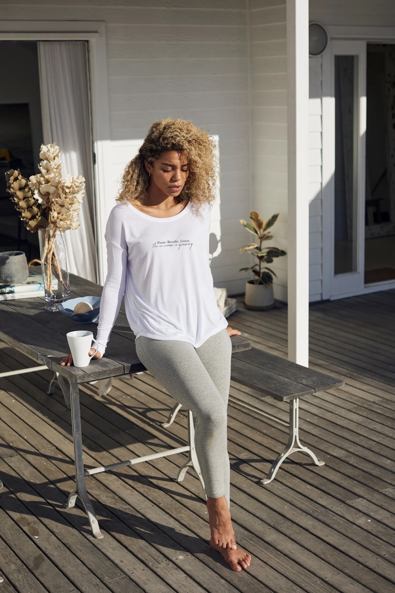 "The Universe" Original Ribbed Long Sleeve Tee