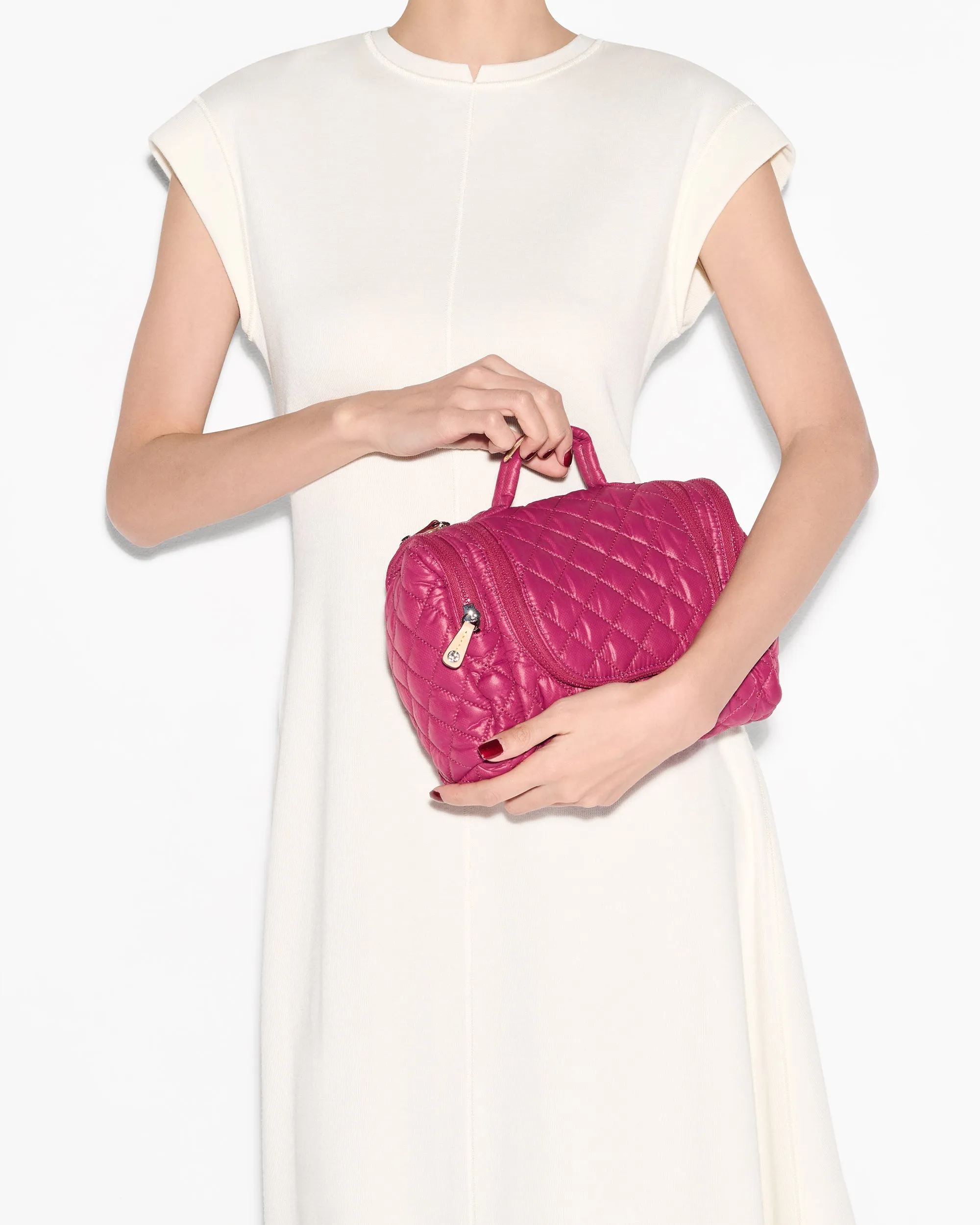 Raspberry Hanging Travel Cosmetic