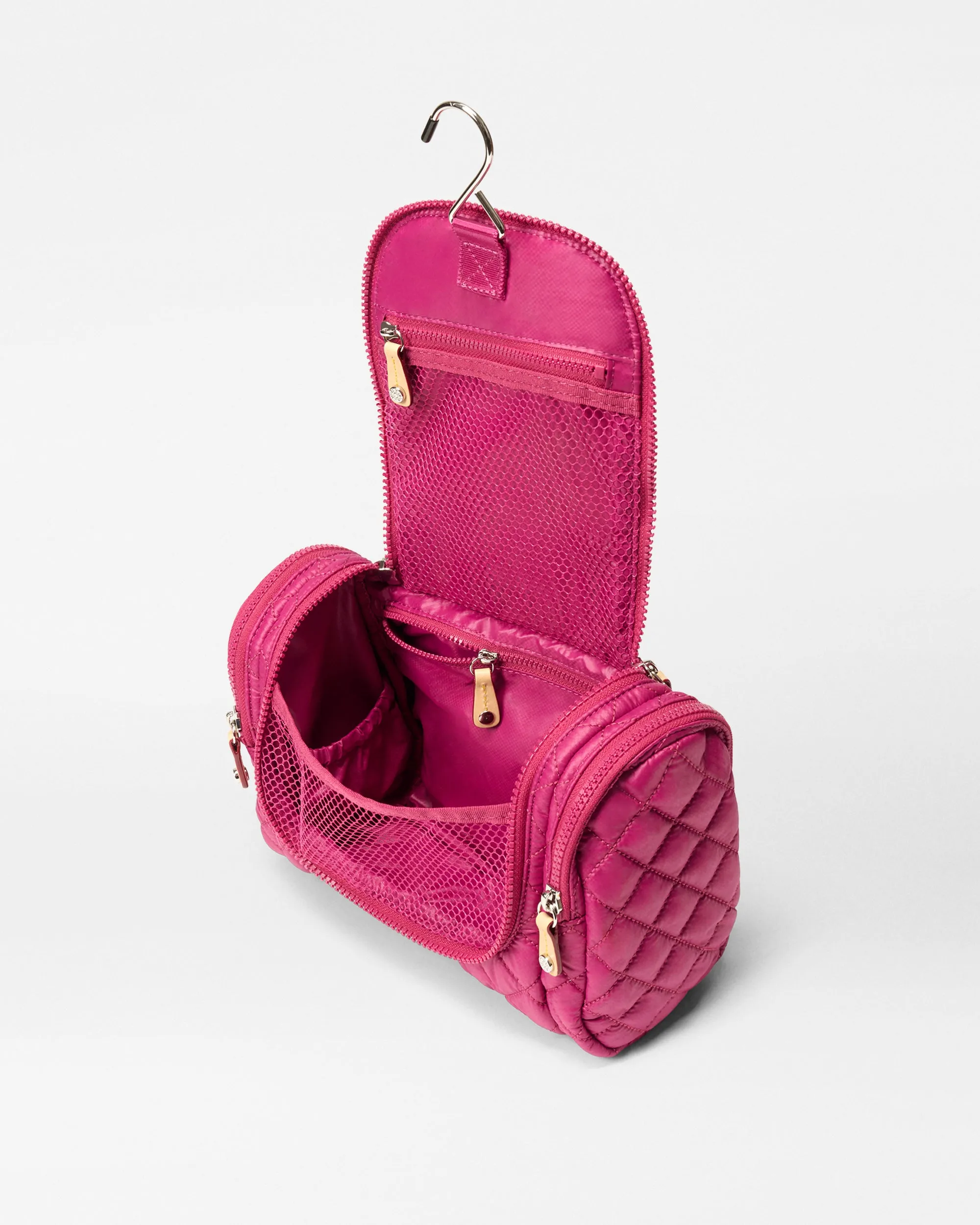 Raspberry Hanging Travel Cosmetic