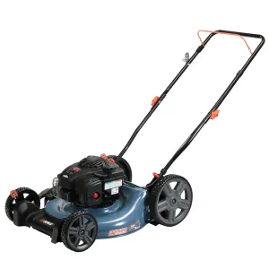 Senix LSPG-M6 21-Inch 140 cc 4-Cycle Briggs & Stratton Engine 2-in-1 Push Lawnmower, Blue