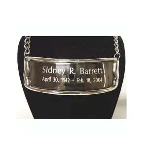 Silver-tone Urn Medallion #43 - for 10" urns