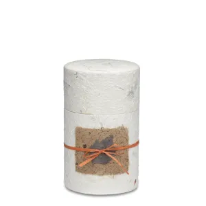 SMALL Handcrafted Biodegradable Paper Urn -1020- Natural