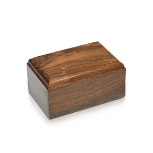 SMALL Rosewood Urn  -2705- Bevel Edge