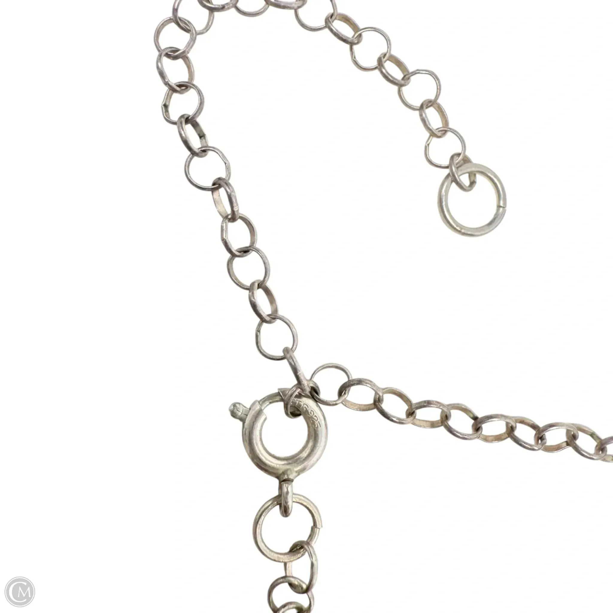 Sterling Silver & Gemstone Triple Dragonfly Necklace By Clothes Mentor