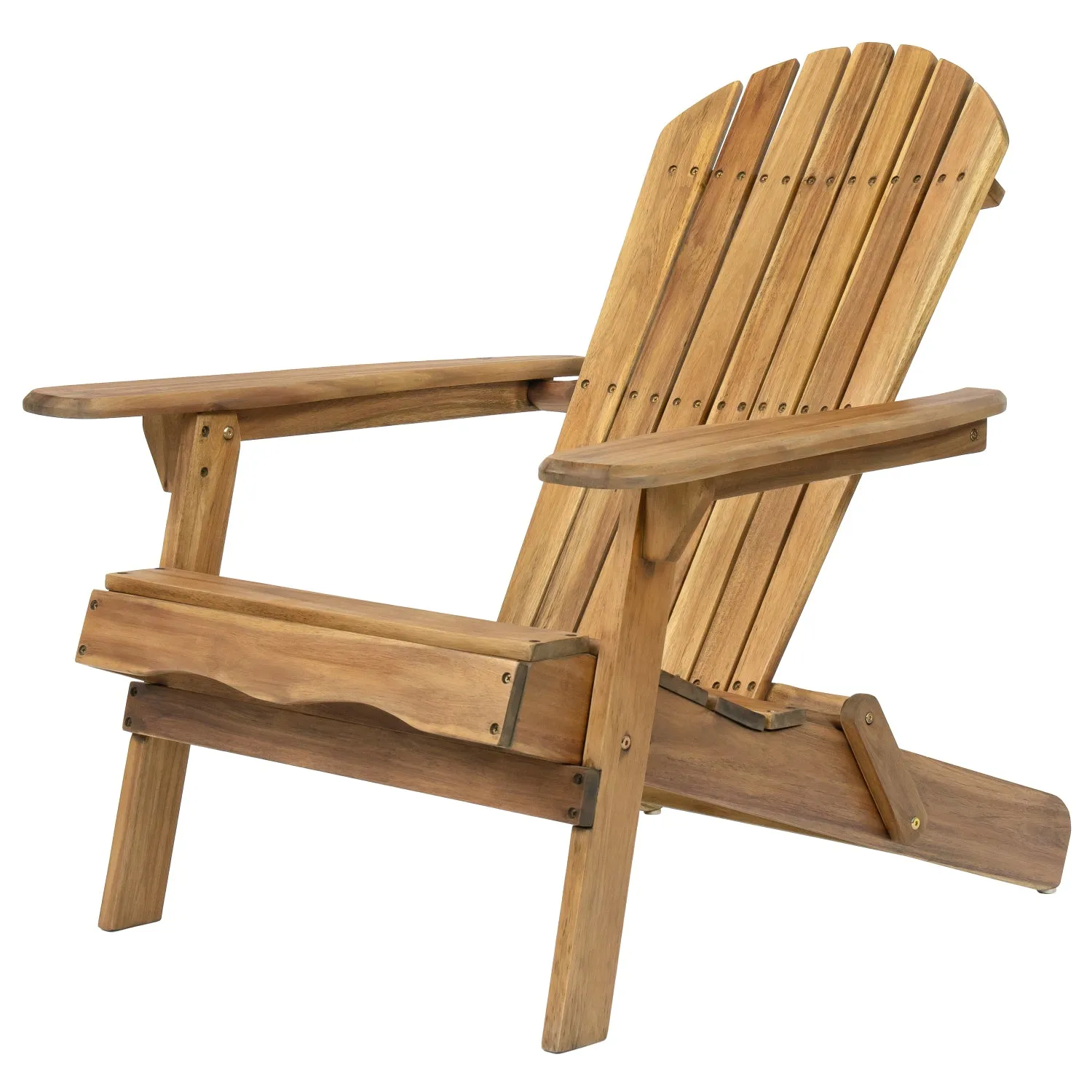 Streamdale Rustic Acacia Folding Adirondack Chair