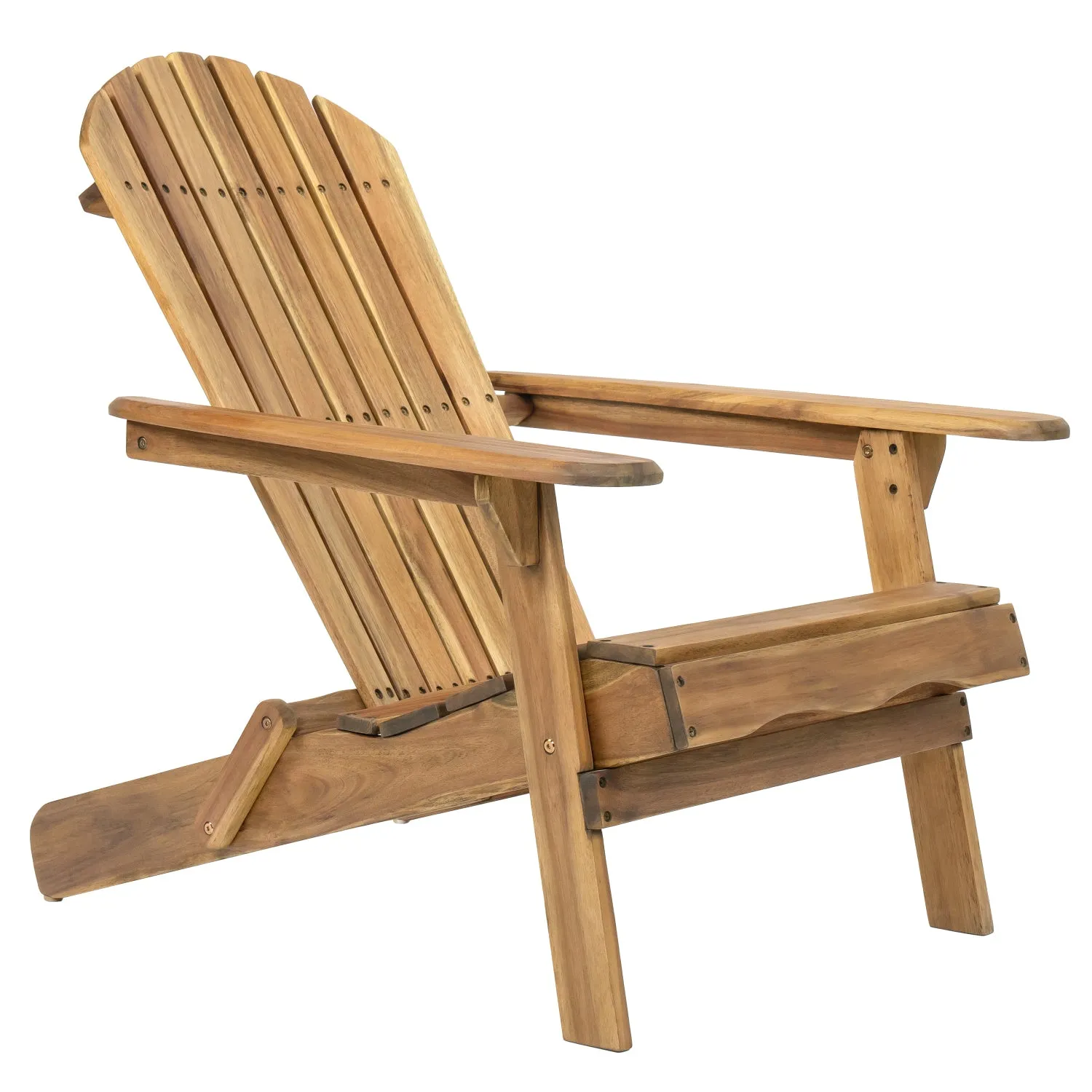 Streamdale Rustic Acacia Folding Adirondack Chair