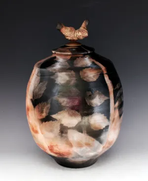 Trumpet - Saggar Burnished Fired Urn 289
