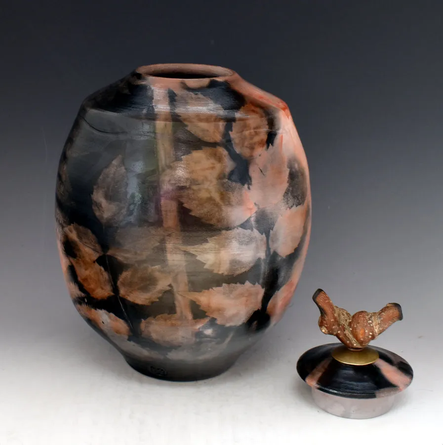 Trumpet - Saggar Burnished Fired Urn 289