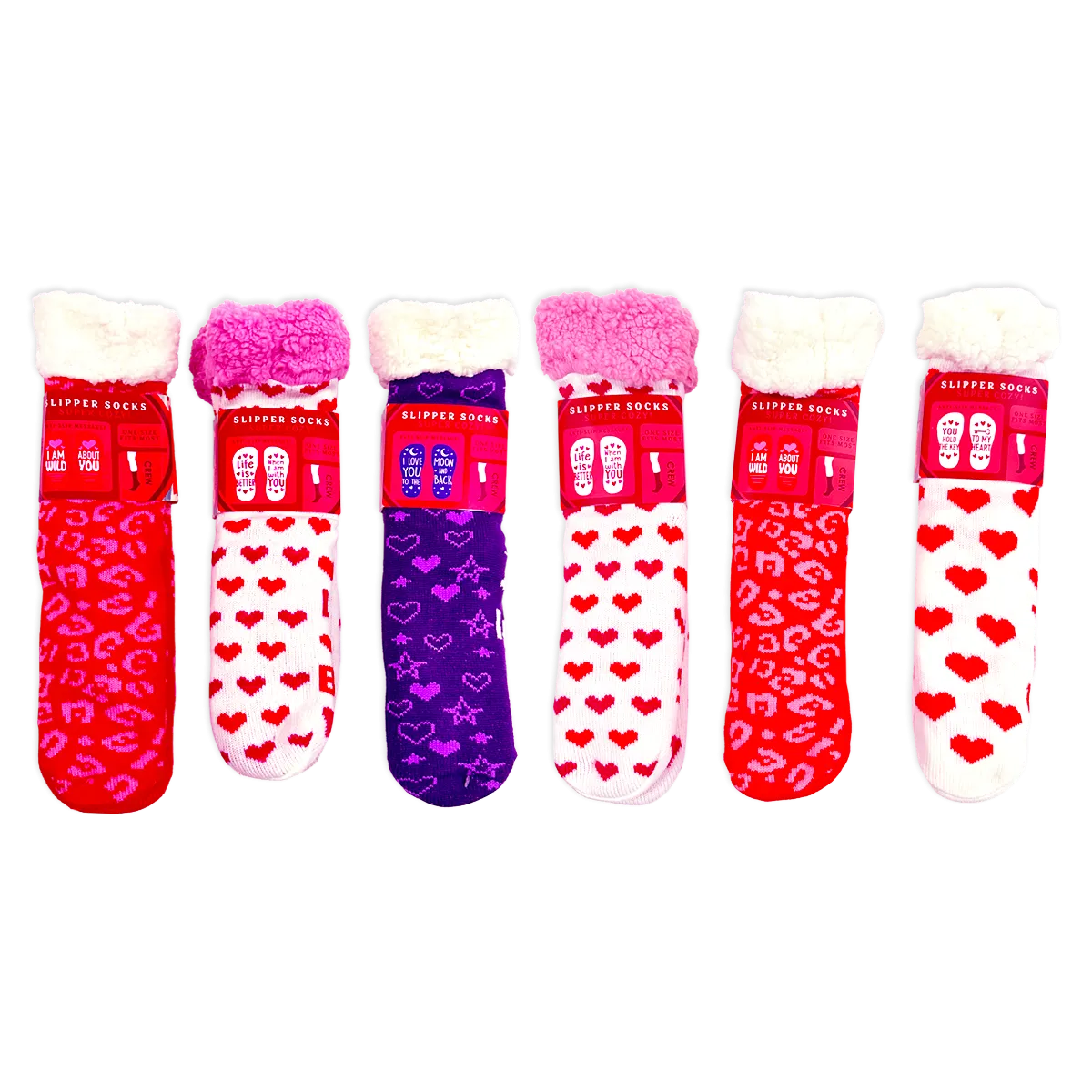 Valentine's Day Glass and Gift Assortment Floor Display - 57 Pieces Per Retail Ready Display 88573