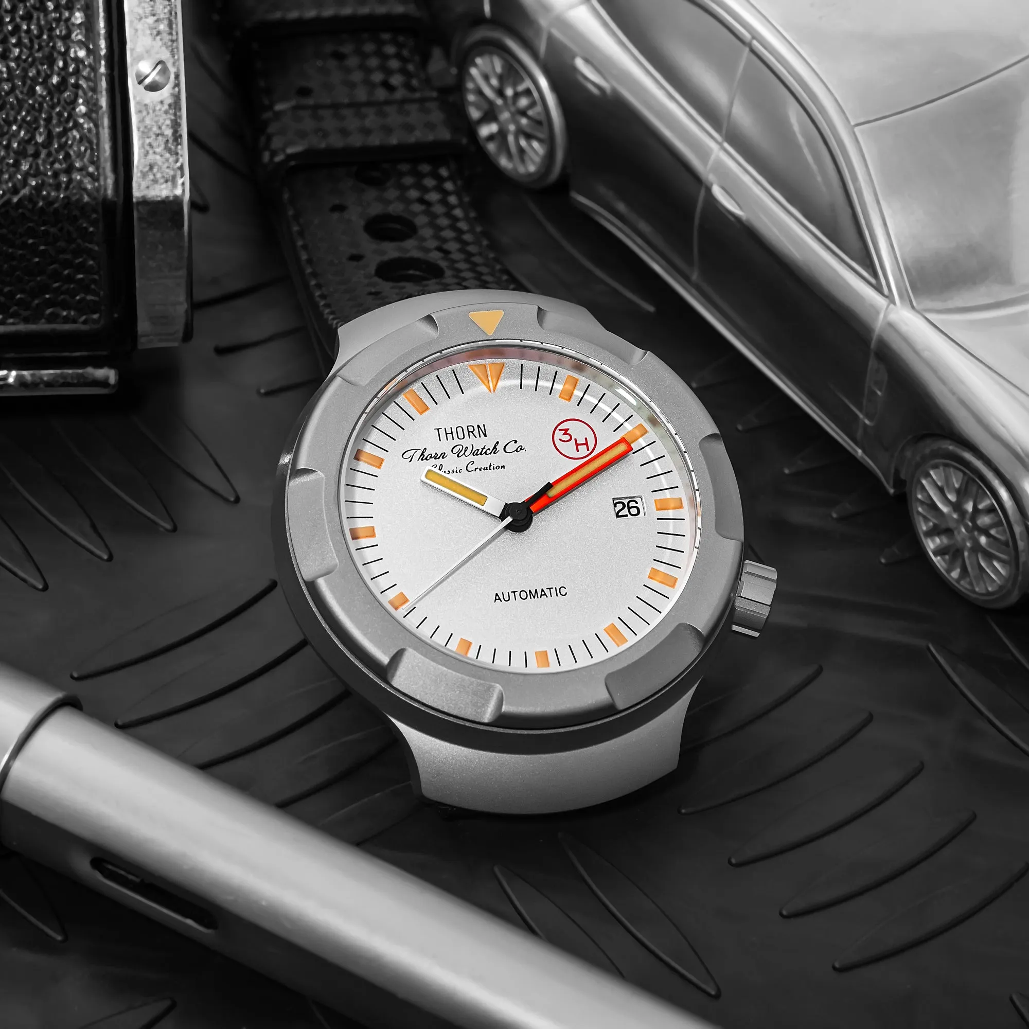 ★Weekly Deals★Thorn T011 Titanium Vintage Men Watch