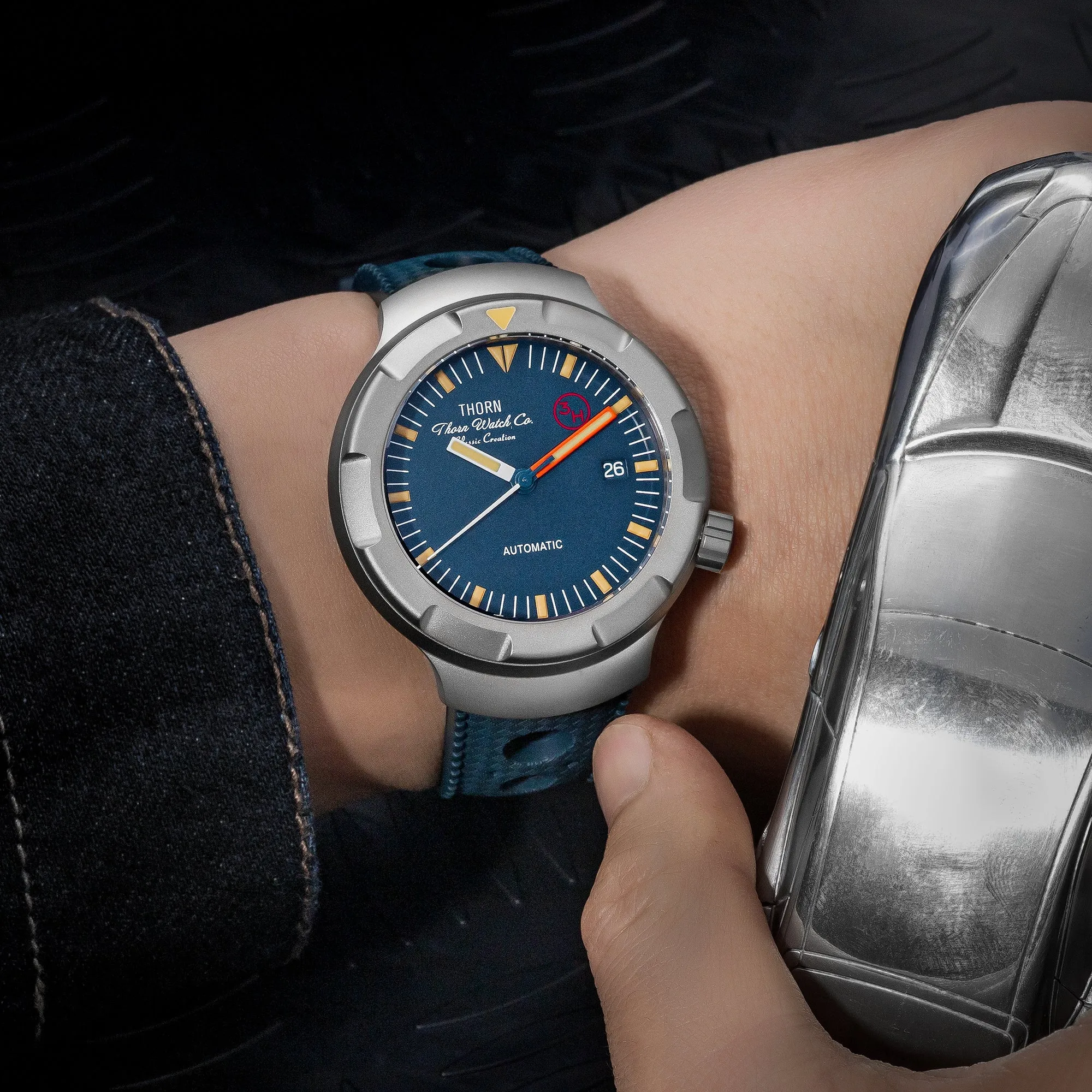 ★Weekly Deals★Thorn T011 Titanium Vintage Men Watch